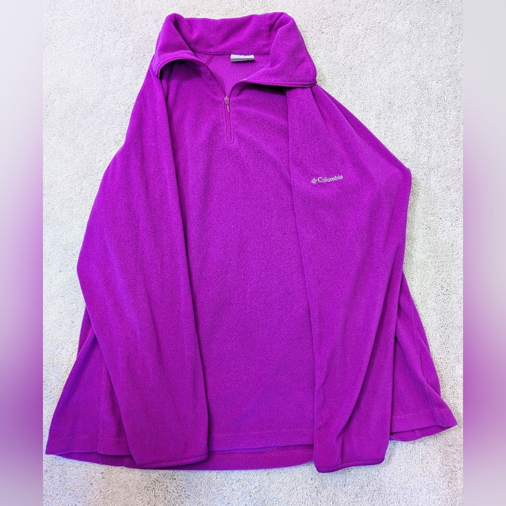 Columbia Purple Fleece Pullover